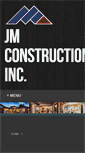 Mobile Screenshot of jmconstruction.com